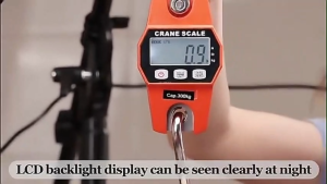 Finelife Heavy duty crane scale 300kg crane scale portable handheld scale LCD digital weighing