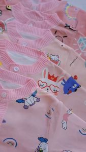 IMPORT Jaket Baby Anak Perempuan New Born Sampai 2-3 Tahun Atasan Kancing Bahan Cotton Super Lembut - Toko OMAH BAYI