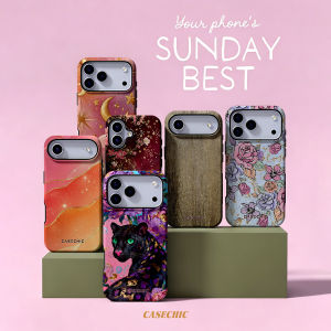 Potdemiel | Gilded Panther & Peony For Samsung Galaxy S26 S25 S24 A56 A36 Dual Layer Luxury Full Lens Protective phone Cover CaseChic