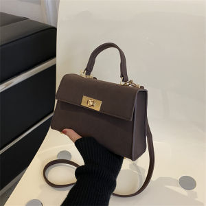 Fancy Autumn/Winter Small Bags Womens Bag 2024 New Arrival Fashion All-Match Messenger Bag Special-Interest Design Frosted Small Square Bag