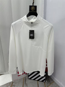 Fashionable Urban Mens Long Sleeve Base Shirt Half Zip Fitness Running Sport Top Breathable Standard Fit Youth Casual Wear