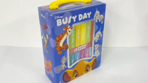 Disney Classics My First Library Busy Day Early Learning Set with 12 Board Books Suitable For Babies