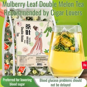 [Suitable For Diabetics]Mulberry Leaf And Double Melon Tea Mulberry Leaf Tea Bitter Melon Slices And Winter Melon Peel Combination Tea 糖友推荐桑叶双瓜茶