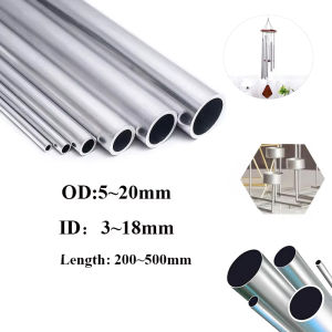 1pcs Aluminum Tube Thick 0.5~3mm Outer Diameter 5-20mm Inner Diameter 3~18mm Straight 200-500mm Long 6063 Aluminum Alloy Tube
