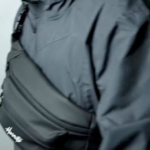 HarmitsProject NITRO Waistbag Slingbag Waterproof Tas Pinggang Selempang Ringan Anti Air Pria Wanita