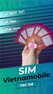 Sim Vietnamobile 2023 Hạn 1Tháng - Tạo Tài Khoản ZLSPFBMMOGAME (Không 4G)