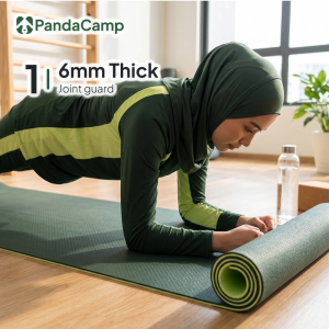 TPE Yoga Mat Non Slip Exercise Pad Eco Friendly Foam Mat Training Home Gym Workout Fitness Pilates