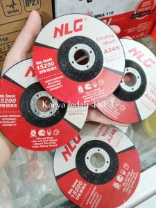 Mata Grinding Wheel 4" NLG A24S Batu Poles Selep Besi Gerinda 4 Inch