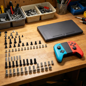 Complete Screw Spring Repair Kit Replacement Parts for Nintendo Switch Joy Con Left Right Game Console Maintenance Accessories