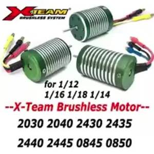 X-Team 2030 2040 2430 2435 2440 2445 2845 2850 Brushless Motor for Wltoys Remo Hobby XLH 1/12 1/16 1/18 1/14 RC Car Boat Parts