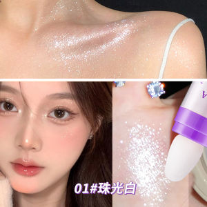 Bridal Makeup Photo Super Flash Flash Highlight Powder Bright Full Body Brightening Natural Three-Dimensional Repair Blush Thin and Glittering Stage Makeup