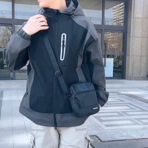 MENSPE Mini Shoulder Bag Fashion Waterproof Phone Bag Messenger Bag Portable Travel Bag Large Capacity Cross Body Bag Lightweight Casual Bag Leisure Sport Street Bag