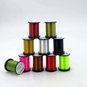 Bimoo 1/2pcs 75D High Tensile Fly Tying Thread High Strength Smooth Waxed Nylon Line #14~#22 Dry Wet Nymph Fly Tying Material