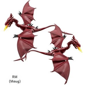 Magic Thời Trung Cổ Rồng Bay Đỏ Smaug Ngọn Lửa Rồng Khối Xây Dựng Bộ Cánh Mềm Bao Gồm Tự Làm Gạch Đồ Chơi Cho Bé Trai Quà Giáng Tặng