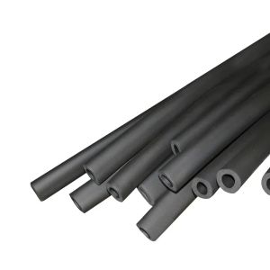 1.8M Sponge Rubber Pipe Black Waterproof Pipeline Holder Thermal Insulation Tubular Protective Sleeve Tube Protector