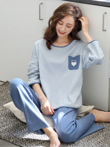 JIALEFEN | Long Sleeve Pure Cotton Casual Home Wear Fall Lightweight
