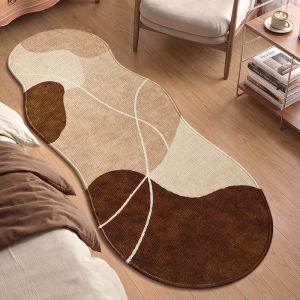 Thảm Lông Xù Hình Lông Vũ 3D VIKAMA Chống Trơn Trượt Thấm Nước Thảm Dài Không Đều Dùng Cho Phòng Ngủ Phòng Khách Phòng Tắm - Thảm Trang Trí Nhà Cửa