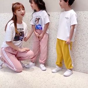 🔥พร้อมส่ง จากไทย🔥กางเกงขายาวเด็ก ลำลอง ขนาด 100 - 150 สไตล์เกาหลี สวมใส่สบาย กางเกงJogger เด็ก ชาย หญิง