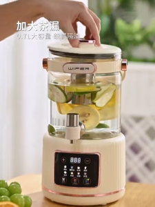 SG [In Stock] 3L split flower tea glass health kettle 1000W appointment timer kettle multi-function touch screen