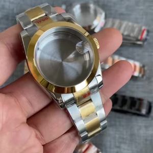Tandorio | Multicolored 36mm/39mm Steel Automatic Watch Case+Bracelet Polished Bezel Sapphire Fit NH34 NH35 NH36 NH38 ETA2824 PT5000 Movt