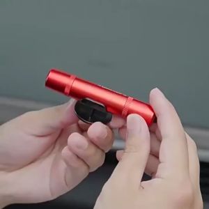 พร้อมส่ง ค้อนนิรภัย ขนาดเล็ก เครื่องมือฉุกเฉิน สําหรับรถยนต์ มี2 สีให้เลือก แดงดำ เครื่องมือฉุก ราคาถูกแข็งแรงและทนทาน