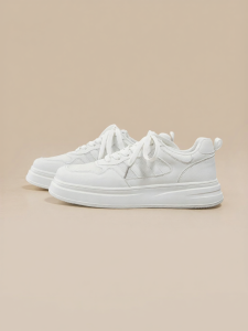 Semir | Spring Summer New Breathable Versatile Thick Sole White Sneakers