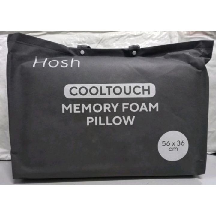 Hosh Cooltouch Memory Foam pillow 56x36cm Lazada PH