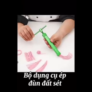 Dụng Cụ Ép Đùn Đất Sét Thủ Công 20 Khuôn Kim Loại – Dụng Cụ Tạo Hình Chuyên Dụng Cho Handmade & Đất Sét LIM DIY