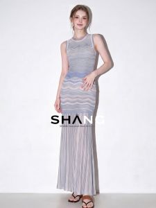 SHANGSHA | Summer French Stripe Dress