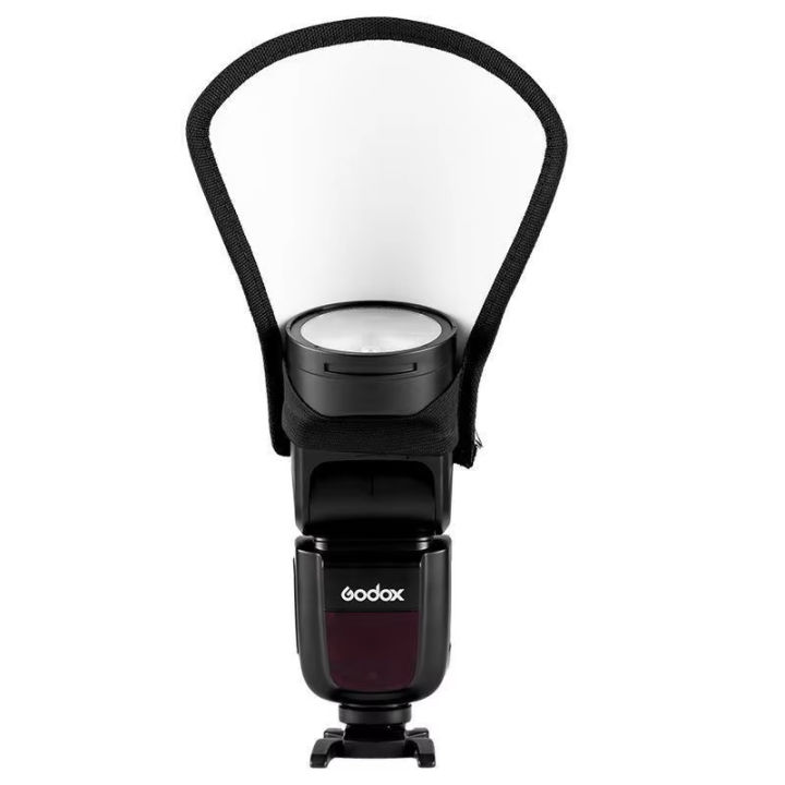 Mini Flash Diffuser Silver White Reflector for Godox V860III V1 V1PRO ...
