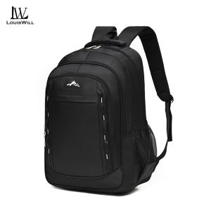 LouisWill Fashion Men’s Backpack Portable Laptop Backpack  Large Capacity Backpakk Business Computer Backpack 17.3-inch Laptop Backpack Waterproof Backpack College Commuting Backpack Leisure School Bag For Travel Study Business