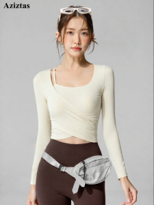 aziztas | Padded High Appearance Yoga Clothes For Spring Summer
