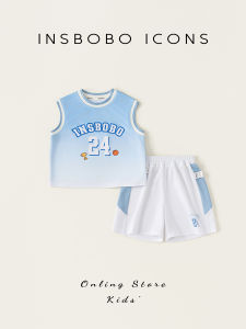insbobo | Antibacterial Boys Clothing Set Summer