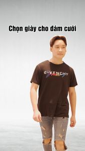 Giày tây nam MULGATI Plain Derby màu đen da bóng - 5492A