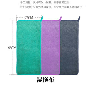 Li Jiajie Household Mop Wipe the Floor Thickened Cleaning Cloth Cloth Clipping Hand Wash Can Be Changed Waterless Printing No Lint Absorbent