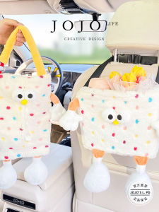 Creative Car Trash Can Vehicle Interior Storage Mr. Grocery Bag Hanging Style Automobile Waste Bin Cute Design Storage Solution