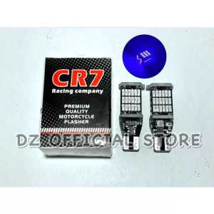 Paket Lampu Sein sen T15 / Lampu Sein Dajjal 45 LED Socket T15 / W16W / T10 + Flasher Sen Sein cr7