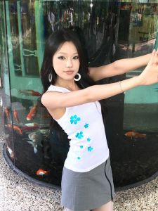 Spicy Lady Floral Work Vest Sweet And Spicy Simple Design Summer Casual Slimming Top Commute Style Pure Color Other 100%