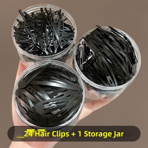 NING ZHOU | Forehead and Nape Hair Tidy Black Hair Clip