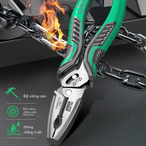 LAOA 8.5 Inch Lập Dị Cắt Dây Thép Cr-V Kìm Đa Năng 3 Trục Tiết Kiệm Nhân Công Công Cụ Dành Cho Thợ Điện