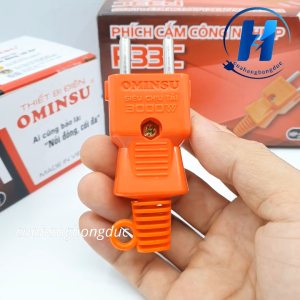 Phích Cắm Công Nghiệp 3000W 2 Lớp (Màu Cam) P33C OMINSU