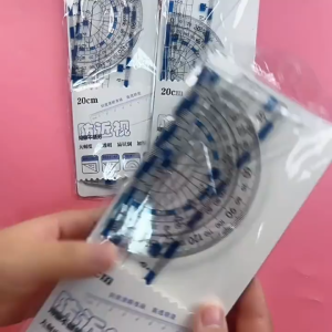 4PCS Anti-Myopia Measuring Ruler Student Drawing Scale Stationery Ruler