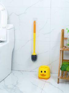 ชุดที่ขัดส้วม แปรงขัดชักโครก แปรงขัดห้องน้ำ ด้ามยาว ดีไซน์สะดวก สำหรับการใช้งานสด