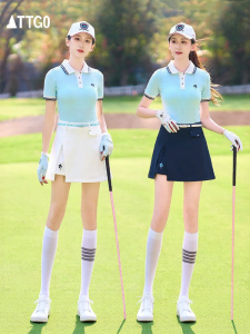 TTYGJ | Ladies Golf Skirt Anti-peek Openwork Fake Two-piece Fitting Skirt