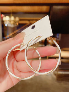 Spiral Circle Drop Earrings Womens Fashion Personality Quality Alloy Geometric Pattern Korean Style New Arrival Jewelry