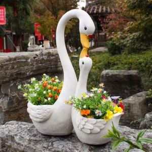 Bình Hoa Hình Con Bướm Trắng Ngoài Trời Hoạt Hình Hoạt Hình Động Vật Vườn Trang Trí Trang Trí Nhà Cửa Trang Trí Không Gian