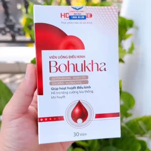 BOHUKHA (30 viên) - Hỗ trợ hoạt huyết điều kinh hỗ trợ tăng cường lưu thông khí huyết.