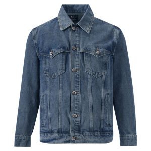 Enjeolon | Vintage Washed Multi Pocket Denim Jacket