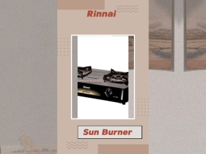 Rinnai Sun Burner Ri-302 S Kompor Gas Mini 2tungku Hemat Gas SNI Kompor Rinai Stove