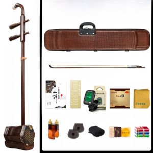 Professional Erhu Instrument Zhenyintang Old Rosewood Large Volume Performance Suitable for Exams Six-Sided Shell Shape